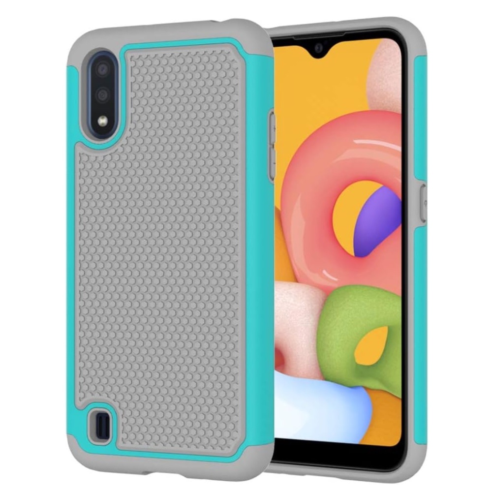 Phone Case 5.7 inch Rugged Shock Absorption for Galaxy A01